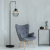 Lampa stojąca CLIFF BLACK 1xE27 MLP5528 Milagro