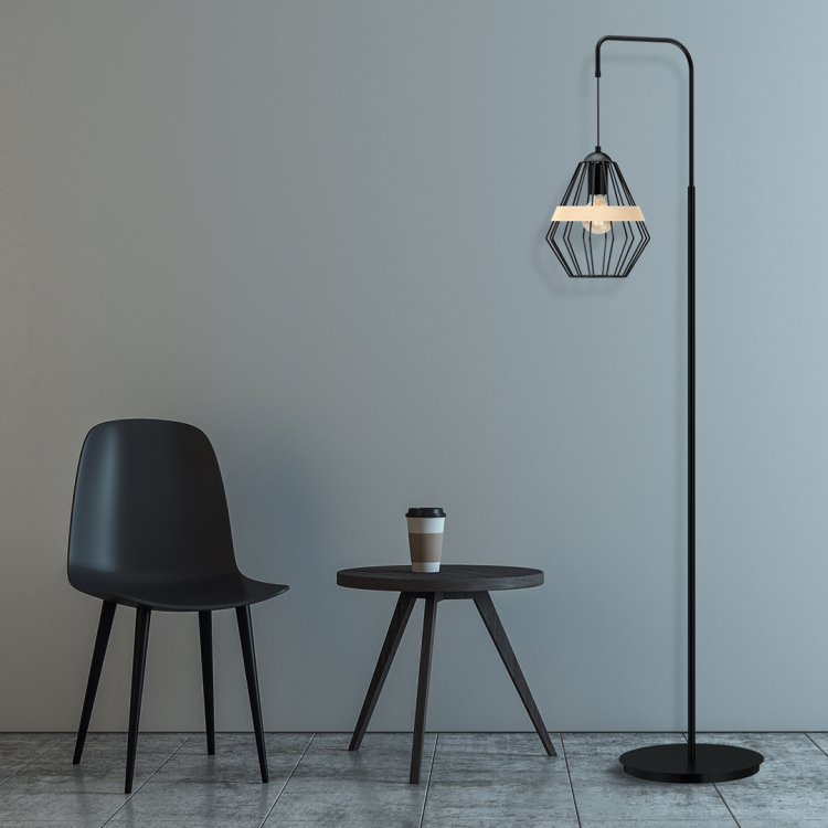 Lampa stojąca CLIFF BLACK 1xE27 MLP5528 Milagro