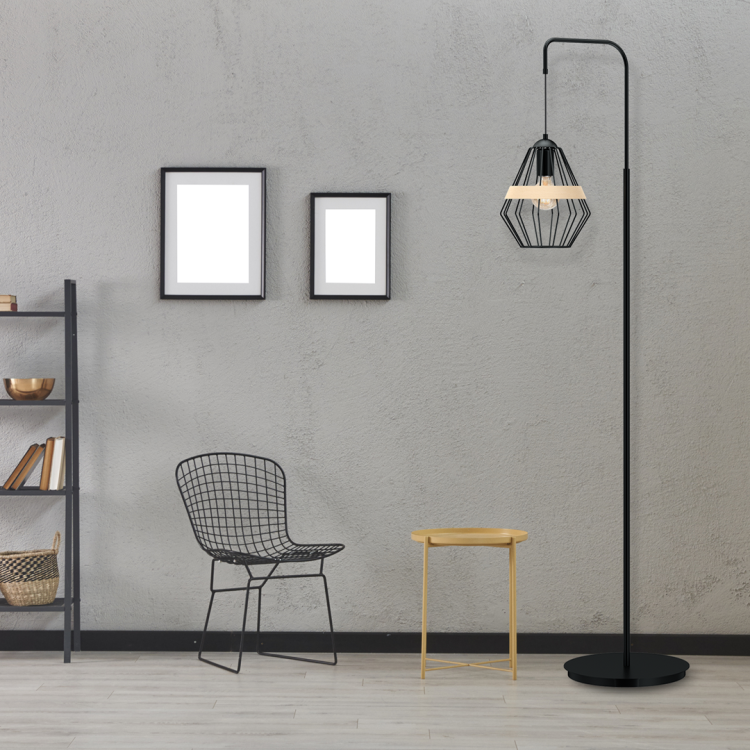 Lampa stojąca CLIFF BLACK 1xE27 MLP5528 Milagro