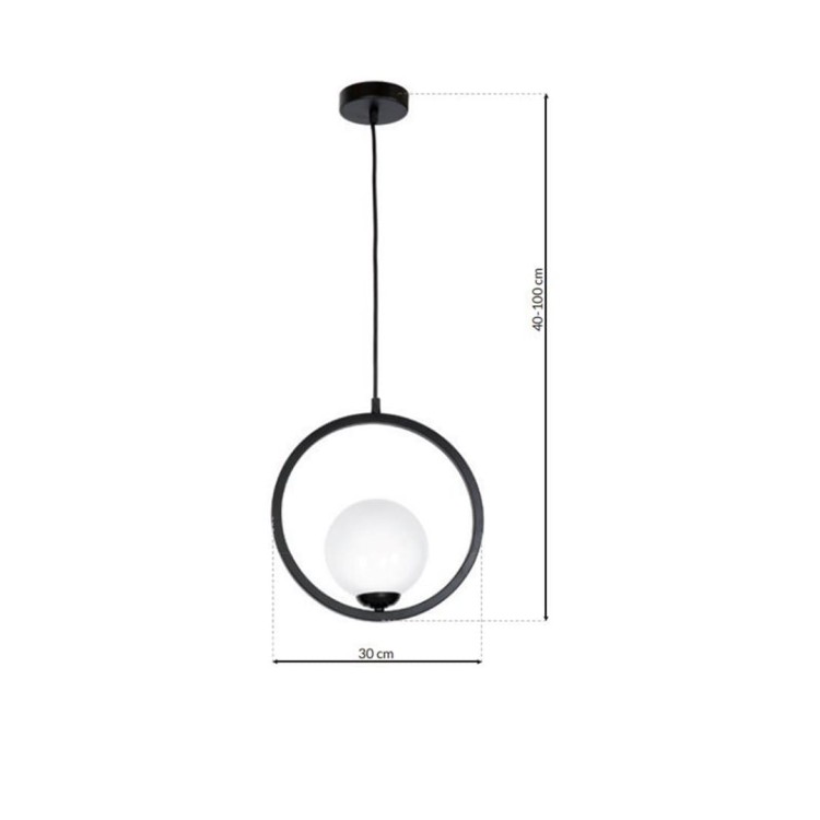 Lampa wisząca BOSTON 1xE14 MLP5593 Milagro