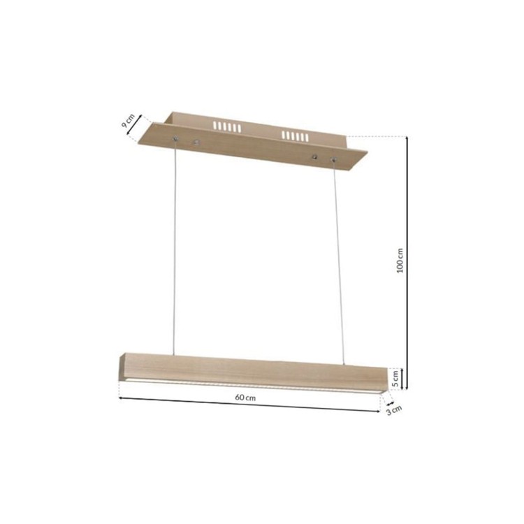 Lampa Wisząca TIMBER 12W LED MLP567 Milagro