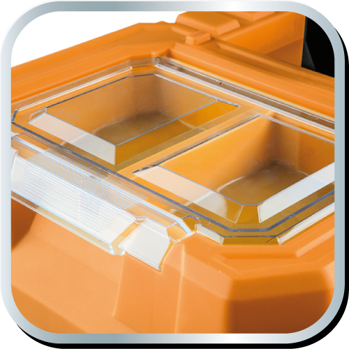 Skrzynka narzędziowa 22" 554x286x276 mm 84-113 NEO TOOLS z organizerami