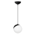 Lampa wisząca SFERA BLACK 1xE14 MLP5739 Milagro
