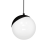 Lampa wisząca SFERA BLACK 1xE14 MLP5739 Milagro