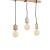 Lampa Wisząca JACK 3xE27 MLP582 Milagro