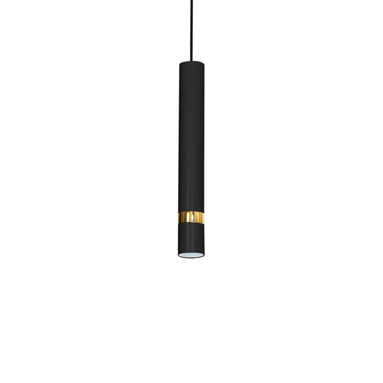Lampa sufitowa wisząca natynkowa JOKER BLACK/GOLD 1xGU10 MLP6079 Milagro 1x GU10 50-90cm Spot oprawa oświetleniowa nowoczesna Industrialna Loft nawierzchniowa metal zwis czarny czarna złoty czarno złota Inspiracje Premium