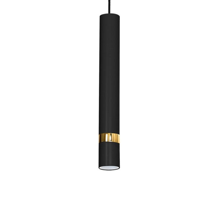 Lampa sufitowa wisząca natynkowa JOKER BLACK/GOLD 1xGU10 MLP6079 Milagro 1x GU10 50-90cm Spot oprawa oświetleniowa nowoczesna Industrialna Loft nawierzchniowa metal zwis czarny czarna złoty czarno złota Inspiracje Premium