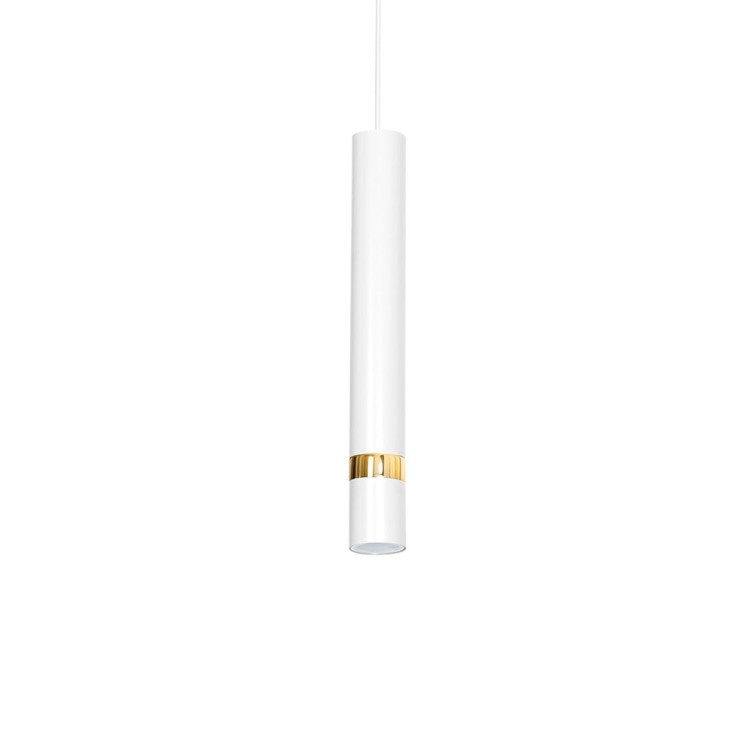 Lampa sufitowa wisząca natynkowa JOKER WHITE/GOLD 3xGU10 MLP6082 Milagro 3x GU10 60cm Spot oprawa oświetleniowa nowoczesna Industrialna Loft nawierzchniowa metal zwis biały biała złoty biało złota Inspiracje Premium