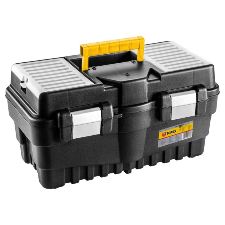 Skrzynka narzędziowa 19" 462x256x242 cm 79R132 Topex z organizerami