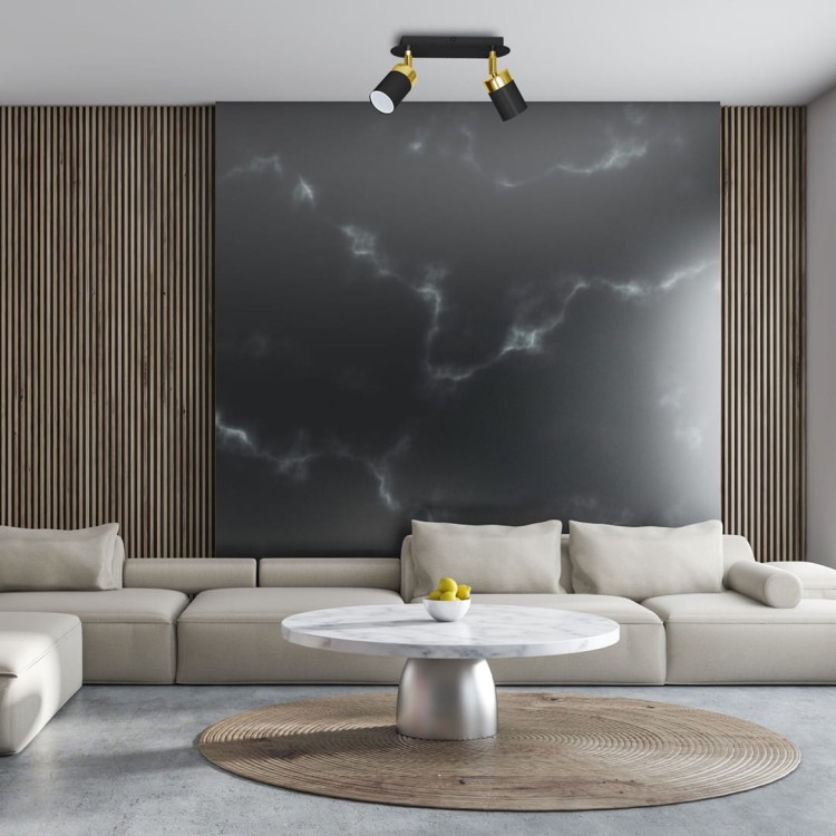 Lampa sufitowa listwa natynkowa JOKER BLACK/GOLD 2xGU10 MLP6124 Milagro 2x GU10 24cm Spot oprawa oświetleniowa nowoczesna ścienna Industrialna Loft nawierzchniowa metal czarny czarna złoty czarno złota Inspiracje Premium