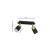 Lampa sufitowa listwa natynkowa JOKER BLACK/GOLD 2xGU10 MLP6124 Milagro 2x GU10 24cm Spot oprawa oświetleniowa nowoczesna ścienna Industrialna Loft nawierzchniowa metal czarny czarna złoty czarno złota Inspiracje Premium