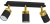 Lampa sufitowa listwa natynkowa JOKER BLACK/GOLD 3xGU10 MLP6125 Milagro 3x GU10 34cm Spot oprawa oświetleniowa nowoczesna ścienna Industrialna Loft nawierzchniowa metal czarny czarna złoty czarno złota Inspiracje Premium