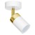 Lampa ścienno-sufitowa Kinkiet Industrialny Spot JOKER WHITE/GOLD 1xGU10 MLP6128 Milagro 1x GU10 Loft nowoczesny metalowy sufitowa ścienna biały biała złoty biało złota pojedynczy Inspiracje Premium