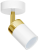 Lampa ścienno-sufitowa Kinkiet Industrialny Spot JOKER WHITE/GOLD 1xGU10 MLP6128 Milagro 1x GU10 Loft nowoczesny metalowy sufitowa ścienna biały biała złoty biało złota pojedynczy Inspiracje Premium