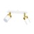 Lampa sufitowa listwa natynkowa JOKER WHITE/GOLD 2xGU10 MLP6129 Milagro 2x GU10 24cm Spot oprawa oświetleniowa nowoczesna ścienna Industrialna Loft nawierzchniowa metal biały biała złoty biało złota Inspiracje Premium