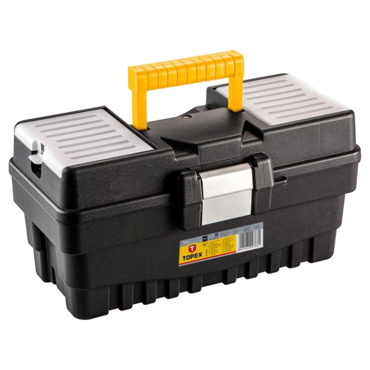 Skrzynka narzędziowa 16" 374x198x189 cm 79R131 Topex z organizerami