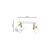 Lampa sufitowa listwa natynkowa JOKER WHITE/GOLD 2xGU10 MLP6129 Milagro 2x GU10 24cm Spot oprawa oświetleniowa nowoczesna ścienna Industrialna Loft nawierzchniowa metal biały biała złoty biało złota Inspiracje Premium
