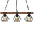 Lampa wisząca ULF BLACK/WOOD 3xE27 MLP6193 Milagro