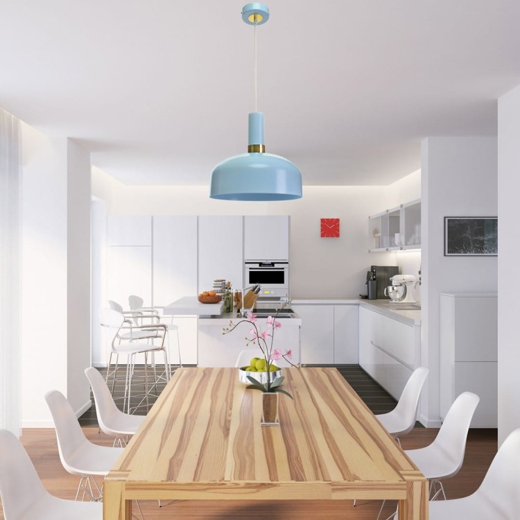 Lampa wisząca MALMO BLUE 1xE27 MLP6201 Milagro