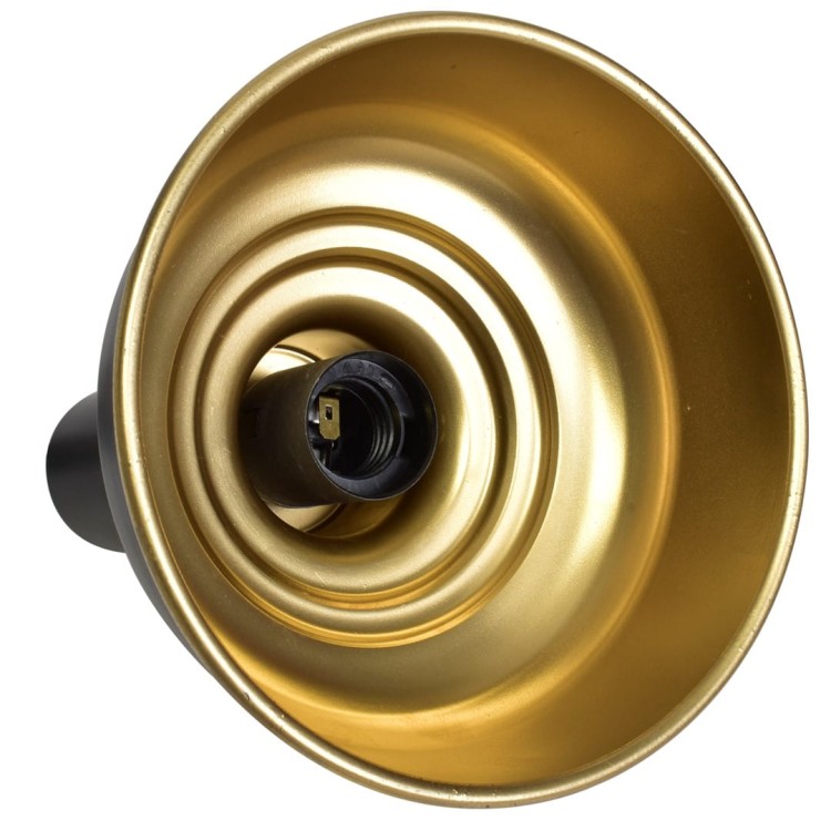 Lampa sufitowa MARGO BLACK/GOLD 3xE27 MLP6211 Milagro