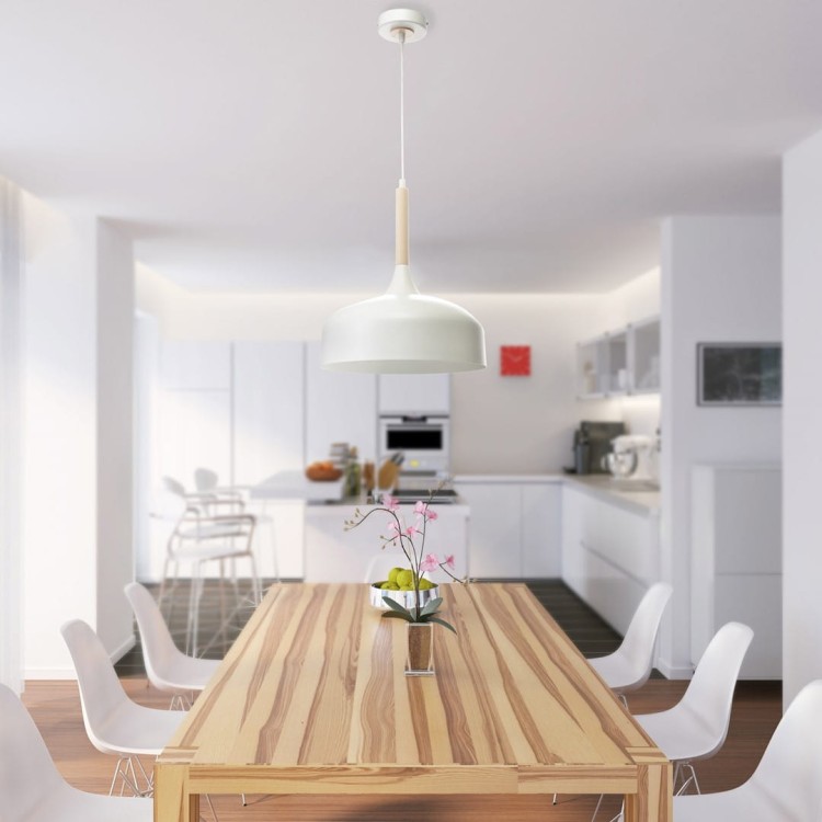 Lampa wisząca TAYLOR WHITE 1xE27 60W MLP6217 Milagro