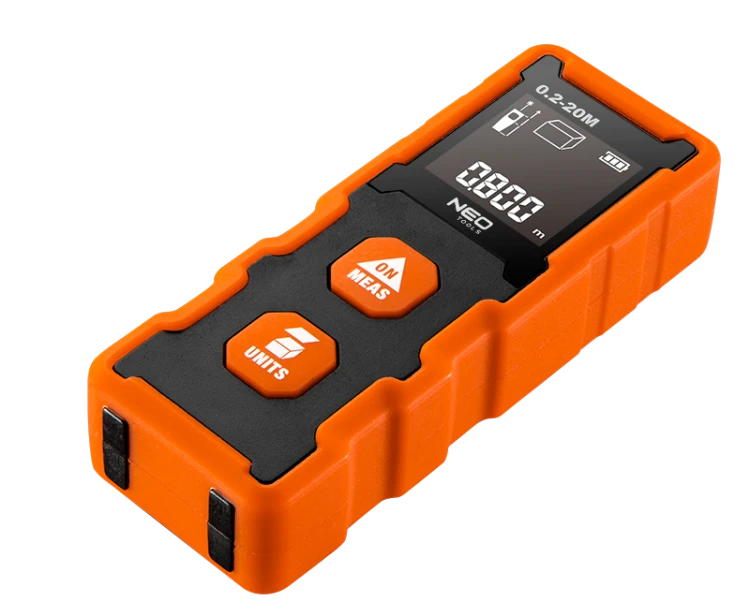 Dalmierz Laserowy miernik odległości 75-202 Neo Tools 20m dokładność 2mm