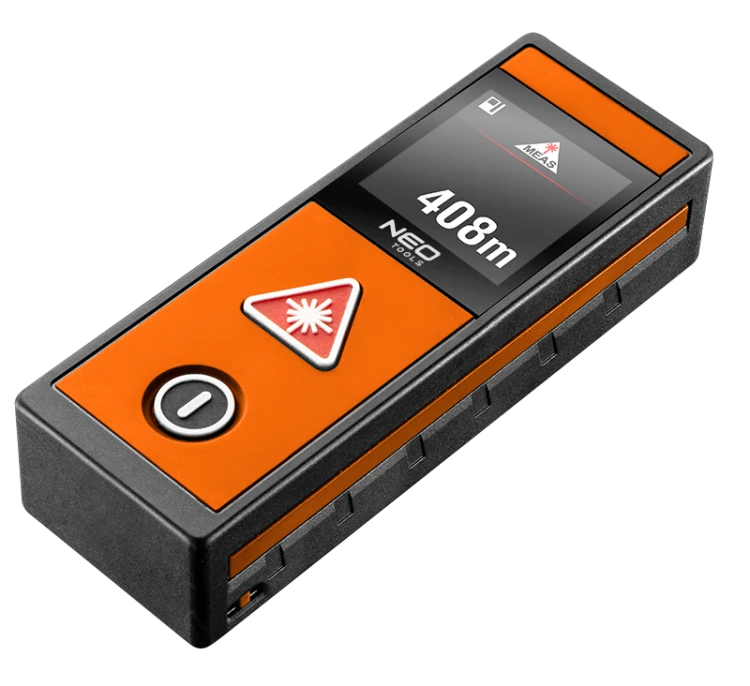 Dalmierz Laserowy miernik odległości 75-203 Neo Tools 40m dokładność 2mm Ekran dotykowy