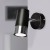 Kinkiet DANI BLACK/CHROME 1xGU10 MLP6229 Milagro
