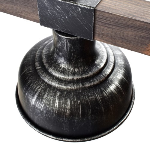 Lampa wisząca FARO BLACK/WOOD 2xE27 MLP6242 Milagro