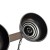Lampa wisząca FARO BLACK/WOOD 3xE27 MLP6243 Milagro