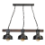 Lampa wisząca FARO BLACK/WOOD 3xE27 MLP6243 Milagro
