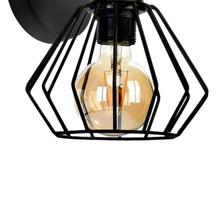 Kinkiet ULF BLACK/WOOD 1xE27 60W MLP6250 Milagro