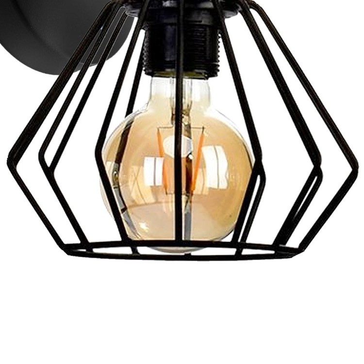 Kinkiet ULF BLACK/WOOD 1xE27 60W MLP6250 Milagro
