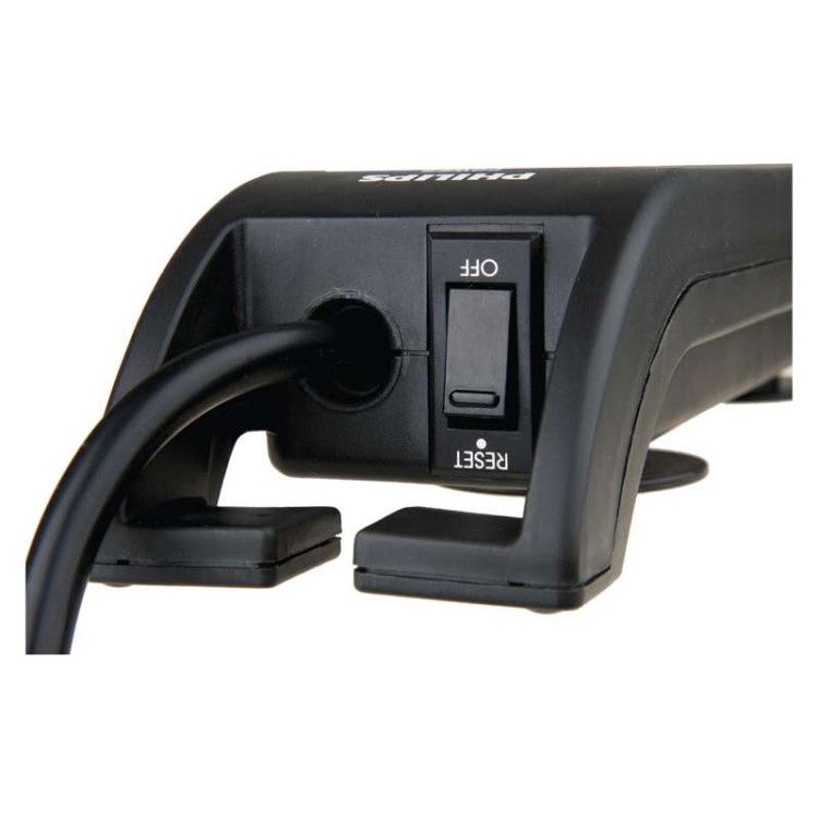 Listwa zasilająca przeciwprzepięciowa P54020 Philips 4 gniazd 2m czarna