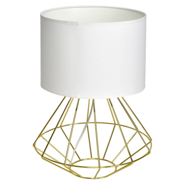 Lampa stojąca LUPO WITE/GOLD 1xE27 MLP6268 Milagro