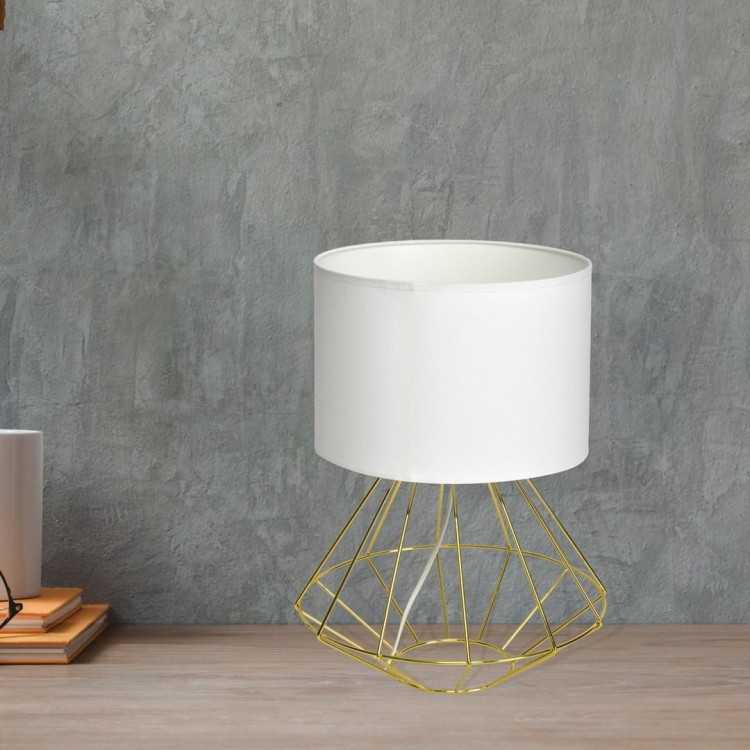 Lampa stojąca LUPO WITE/GOLD 1xE27 MLP6268 Milagro