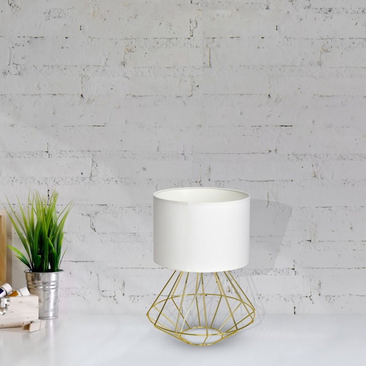 Lampa stojąca LUPO WITE/GOLD 1xE27 MLP6268 Milagro