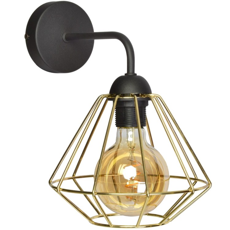 Kinkiet LUPO BLACK/GOLD 1xE27 MLP6269 Milagro