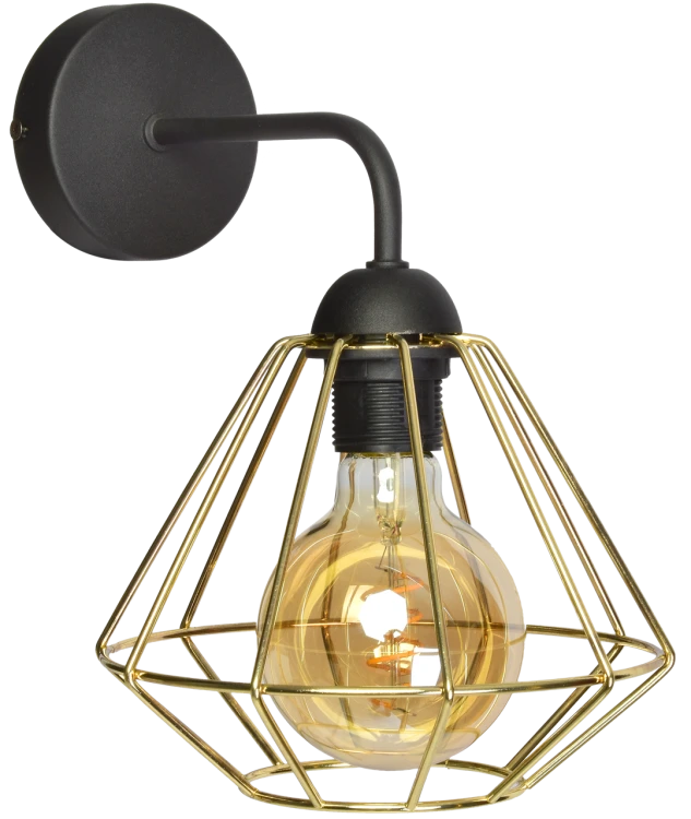 Kinkiet LUPO BLACK/GOLD 1xE27 MLP6269 Milagro