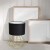 Lampa stojąca LUPO BLACK/GOLD 1xE27 MLP6272 Milagro
