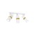 Lampa sufitowa VIDAR WHITE/GOLD 3xGU10 MLP6274 Milagro