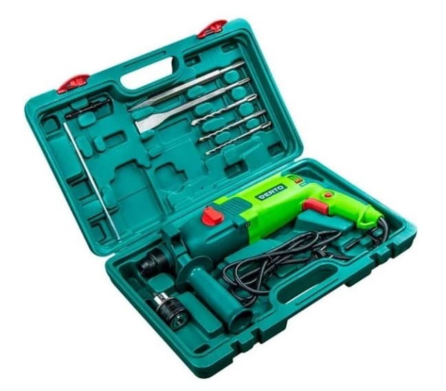 Młotowiertarka Wiertarka SDS+ 800W + walizka 50G369 Verto udarowo-obrotowa