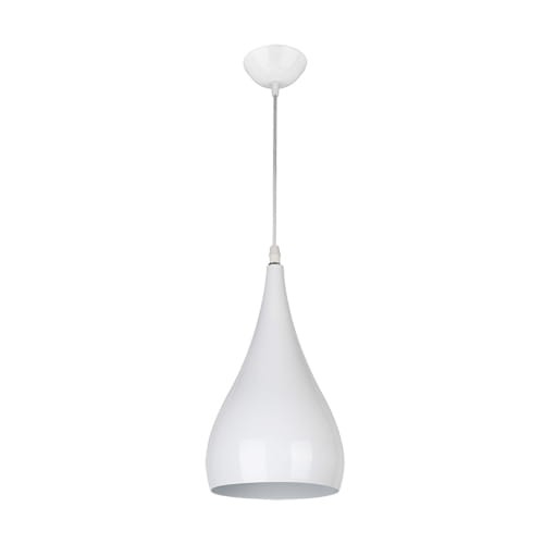 Lampa sufitowa wisząca JUSTA WHITE 03265 Struhm Ideus E27 IP20 nowoczesna oprawa oświetleniowa żyrandol biała biały zwis