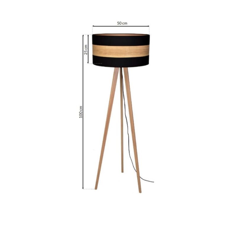 Lampa stojąca TERRA 1xE27 MLP6293 Milagro