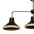 Lampa sufitowa SALMA BLACK / WOOD 3xE27 MLP6297 Milagro