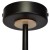 Lampa sufitowa SALMA BLACK / WOOD 3xE27 MLP6297 Milagro