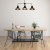 Lampa sufitowa SALMA BLACK / WOOD 3xE27 MLP6297 Milagro