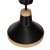 Lampa sufitowa SALMA BLACK / WOOD 3xE27 MLP6297 Milagro