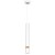 Lampa sufitowa wisząca natynkowa JOKER WHITE/WOOD 1xGU10 MLP6301 Milagro 1x GU10 50-90cm Spot oprawa oświetleniowa nowoczesna Industrialna Loft nawierzchniowa metal zwis biały biała drewno biało drewniany Inspiracje Premium