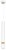 Lampa sufitowa wisząca natynkowa JOKER WHITE/WOOD 1xGU10 MLP6301 Milagro 1x GU10 50-90cm Spot oprawa oświetleniowa nowoczesna Industrialna Loft nawierzchniowa metal zwis biały biała drewno biało drewniany Inspiracje Premium